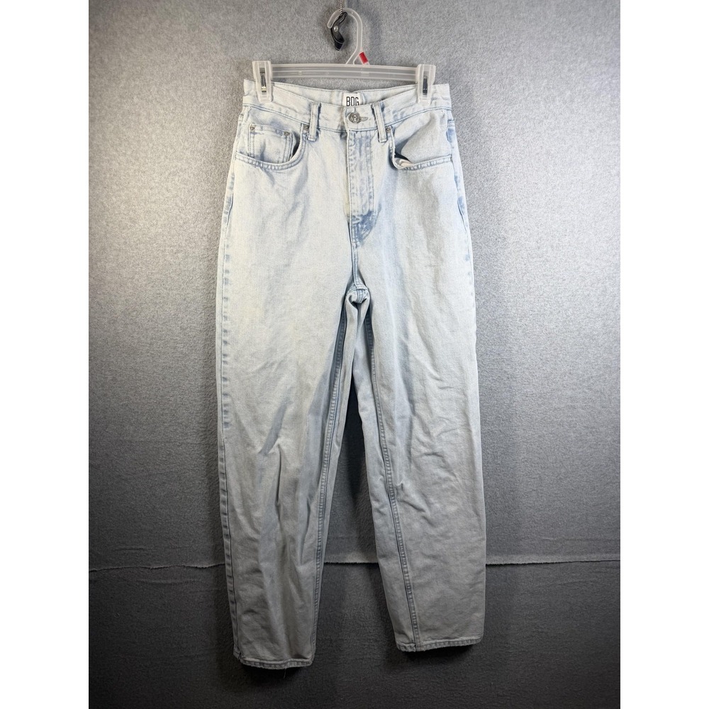 BDG High-Rise Baggy Jeans Womens 27 Light Wash Tapered Denim Urban Outfitters
